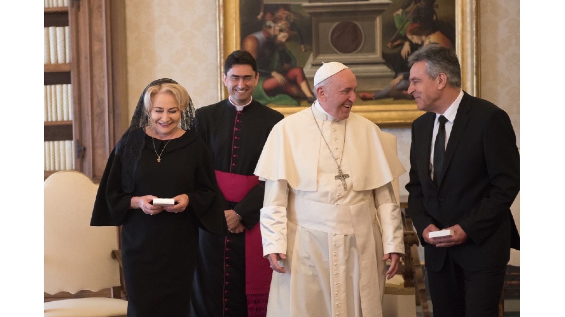 Premierul Viorica Dăncilă, întrevedere cu Papa Francisc la Vatican