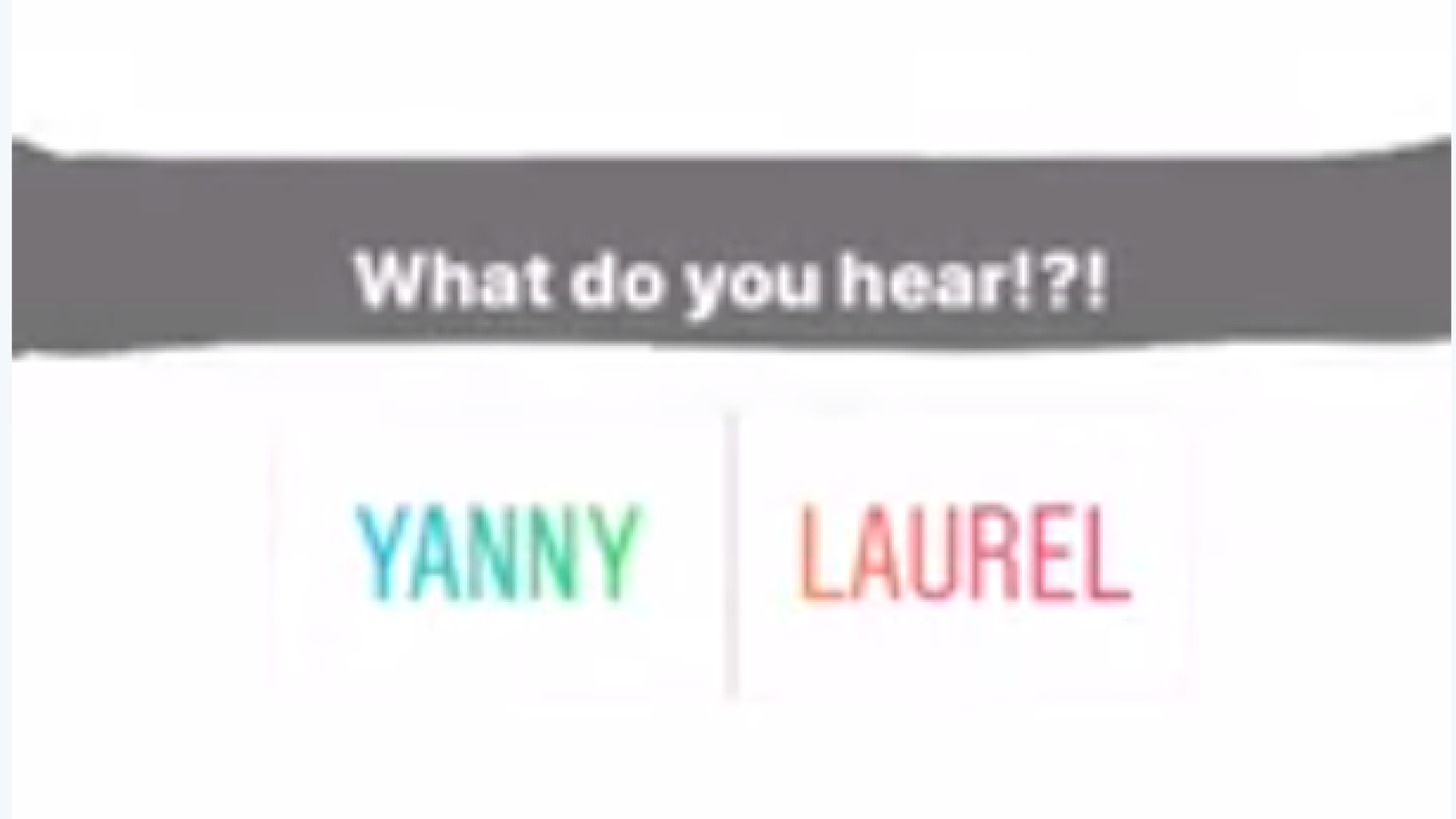 Yanny/Laurel