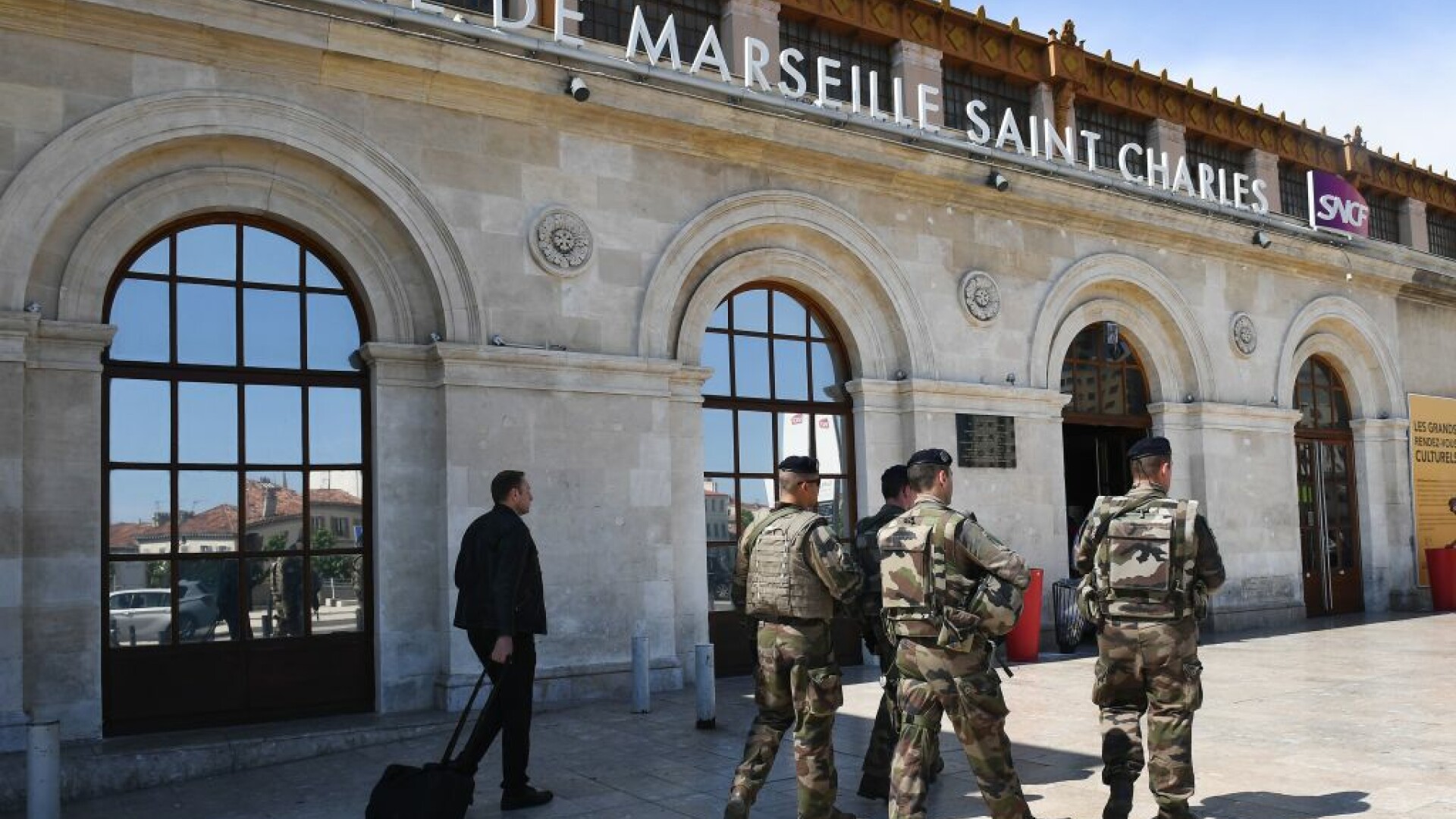 politie gara din Marsilia