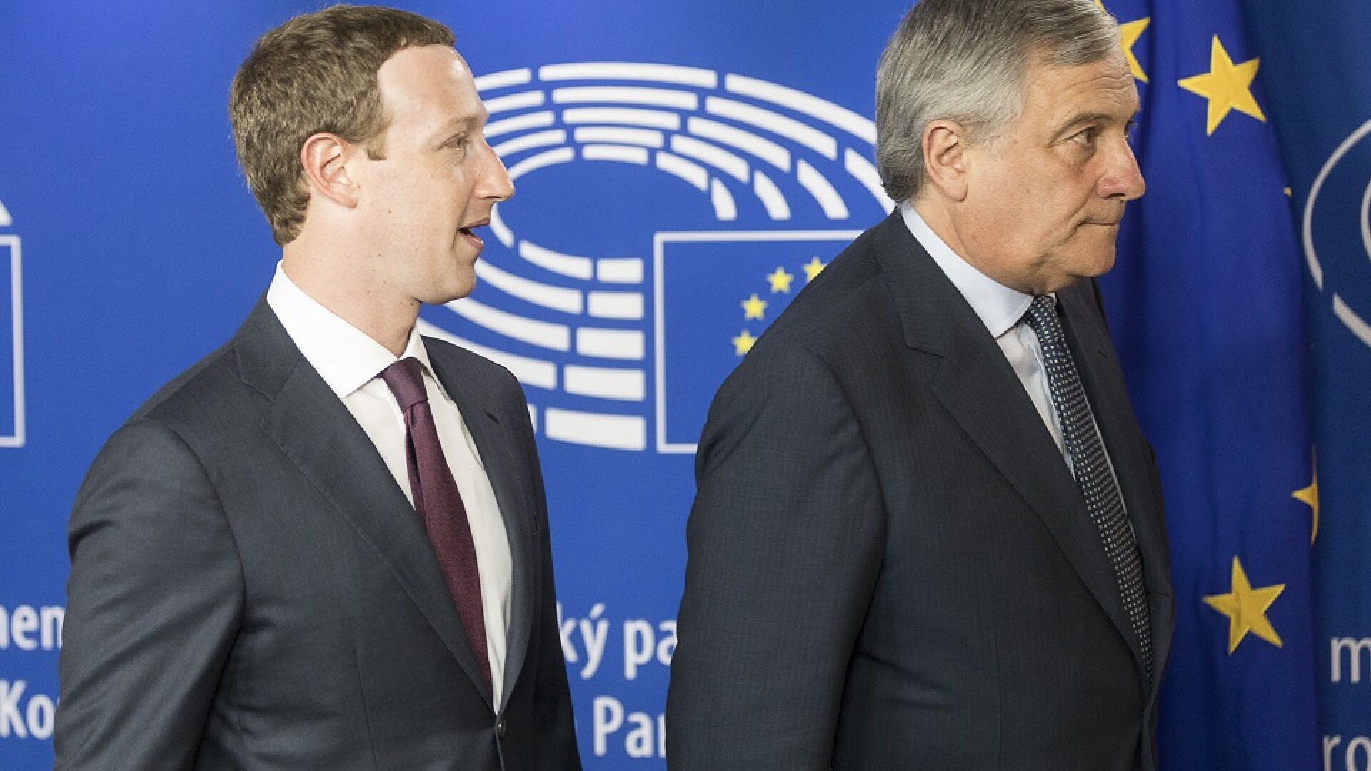 Mark Zuckerberg si Antonio Tajani