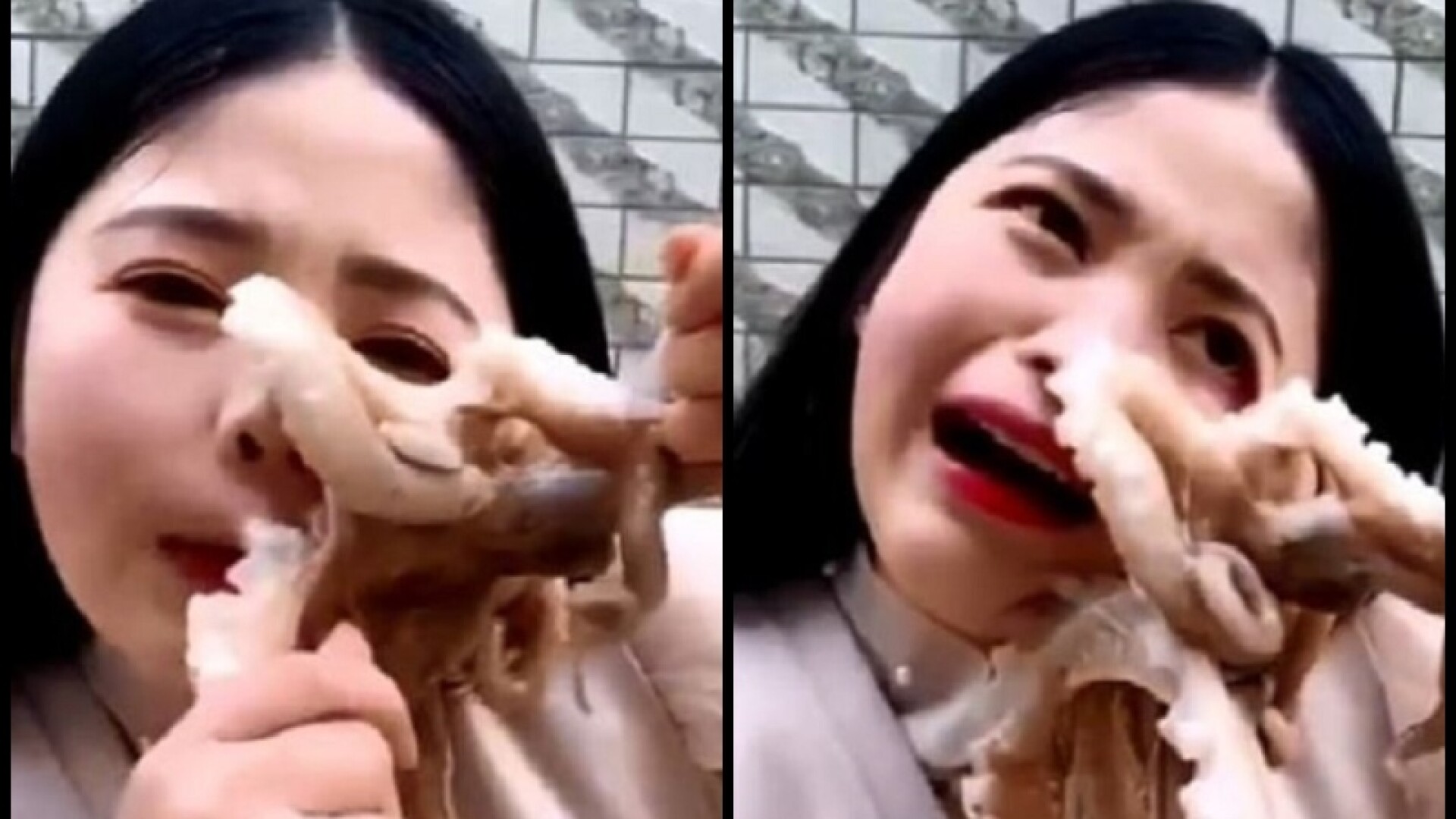 Tânăra le-a promis fanilor că va mânca o caracatiță vie