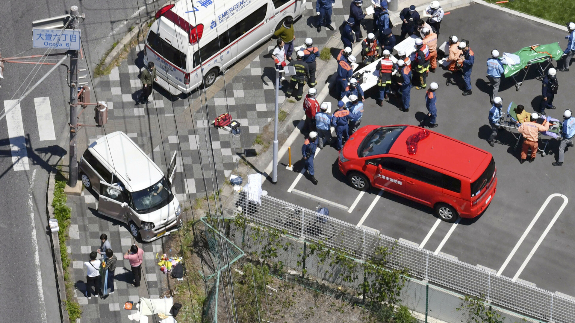 Copii loviti de masina in Japonia