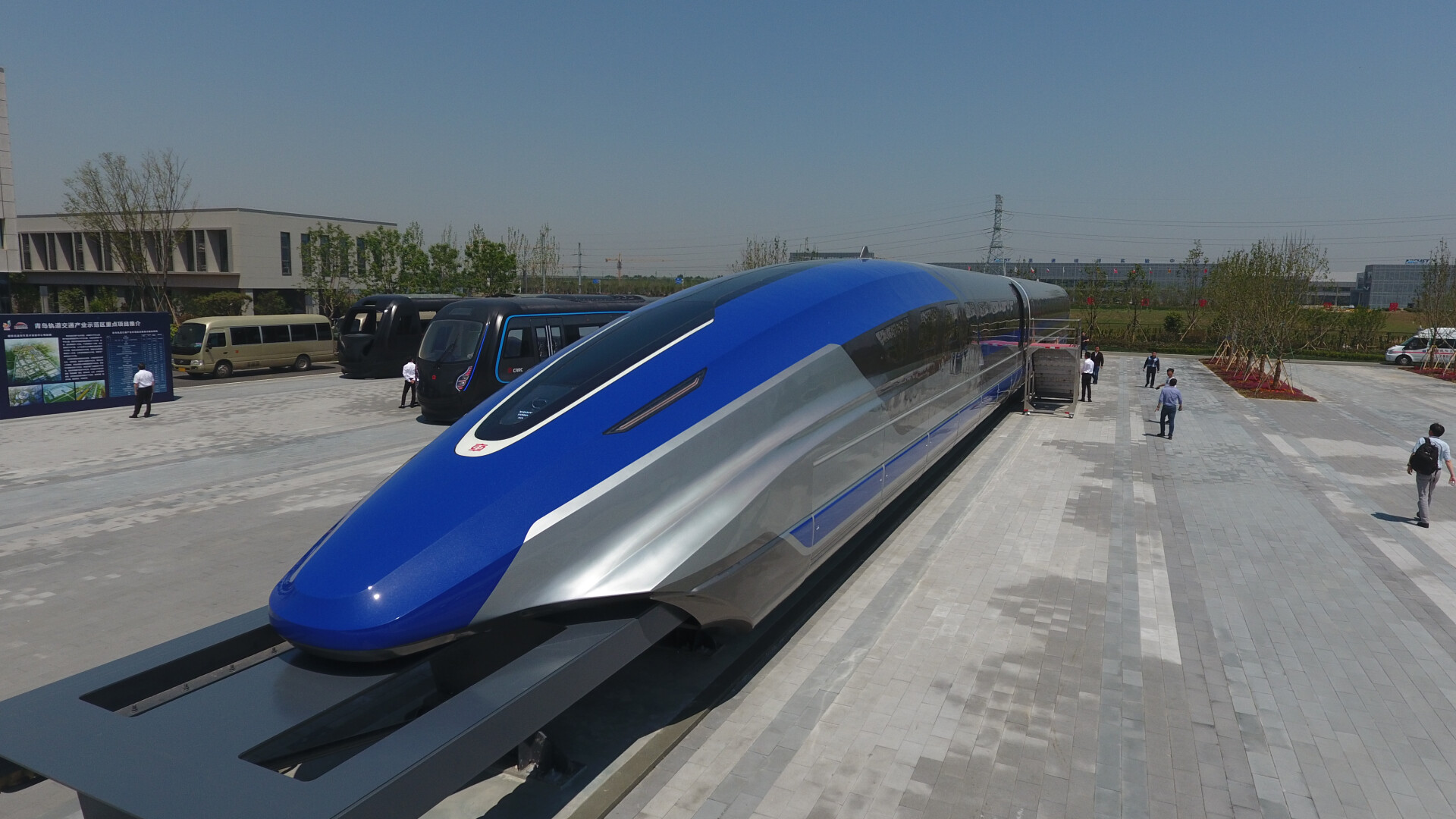 China a prezentat trenul Maglev care circulă cu 600 km/h - 1