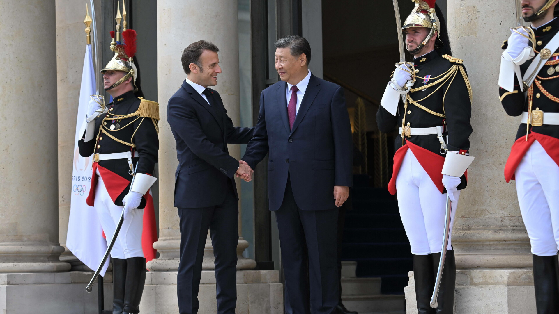 emmanuel macron xi jinping