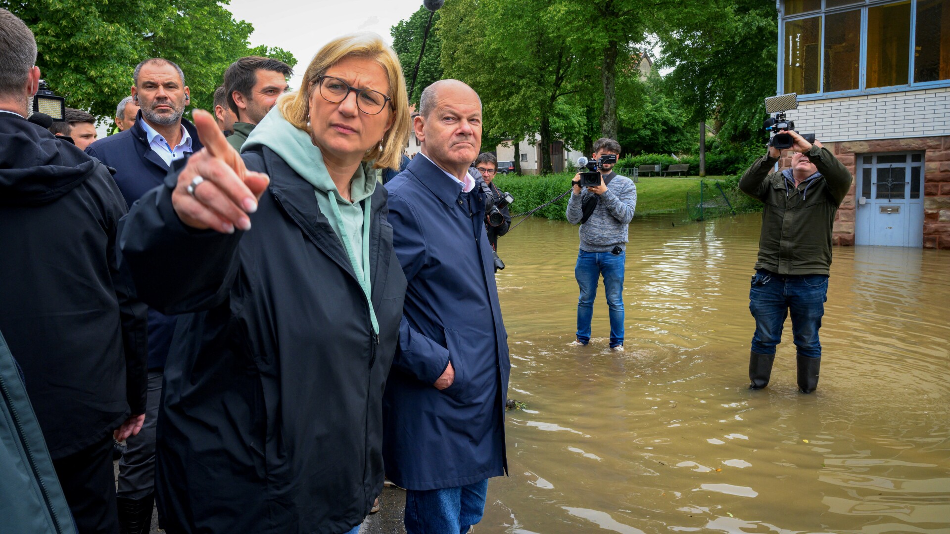 scholz inundatii Saarland