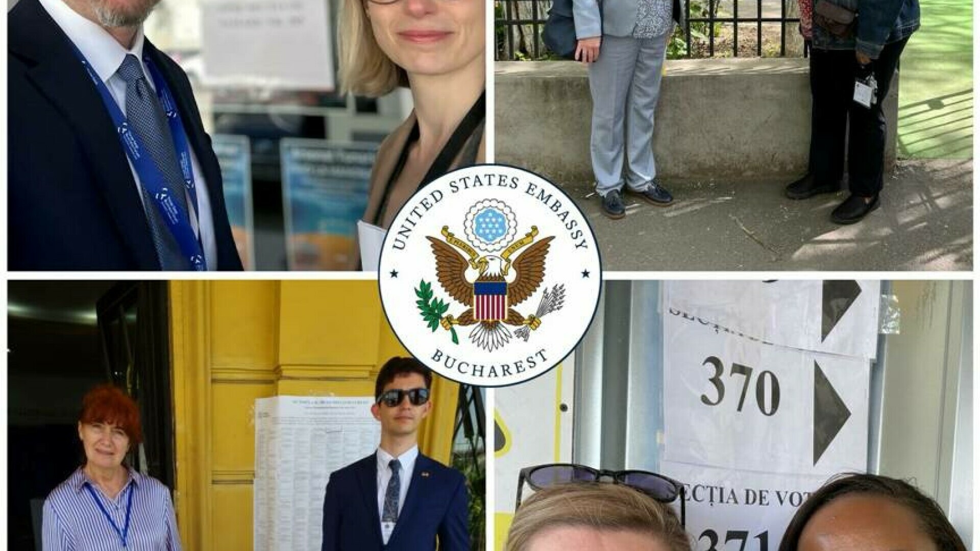Mesajul postat de Ambasada SUA în România chiar în ziua alegerilor