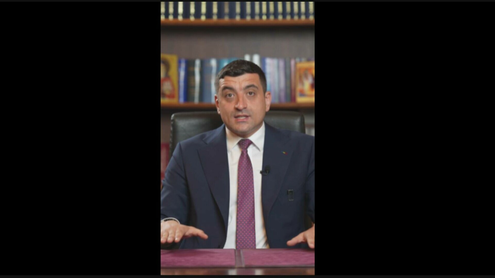 George Simion, înregistrare video după câștigarea primului tur: Astăzi am scris istorie. Vă felicit, sunteți învingători!