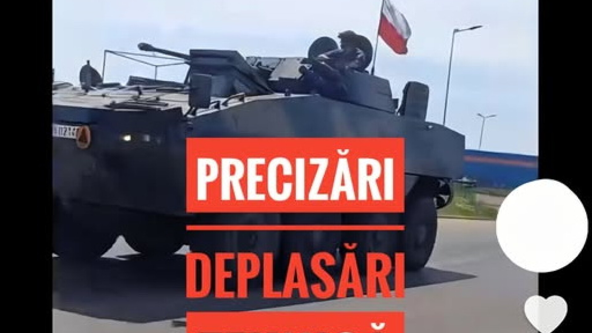 MApN demontează o nouă dezinformare privind un convoi militar filmat pe TikTok: Motivaţii fără legătură cu realitatea