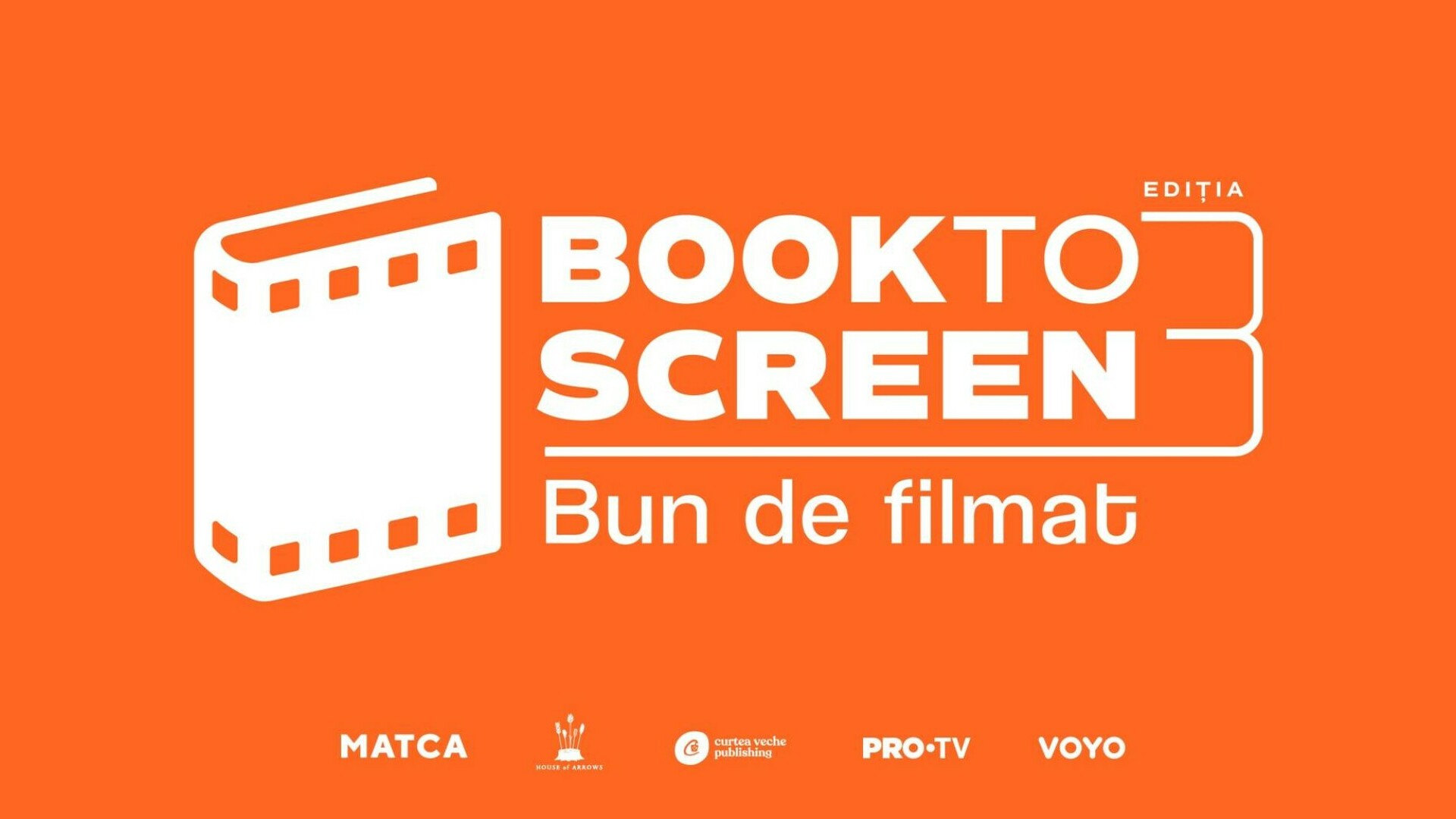 Au început înscrierile pentru ediția a III-a Book to Screen!