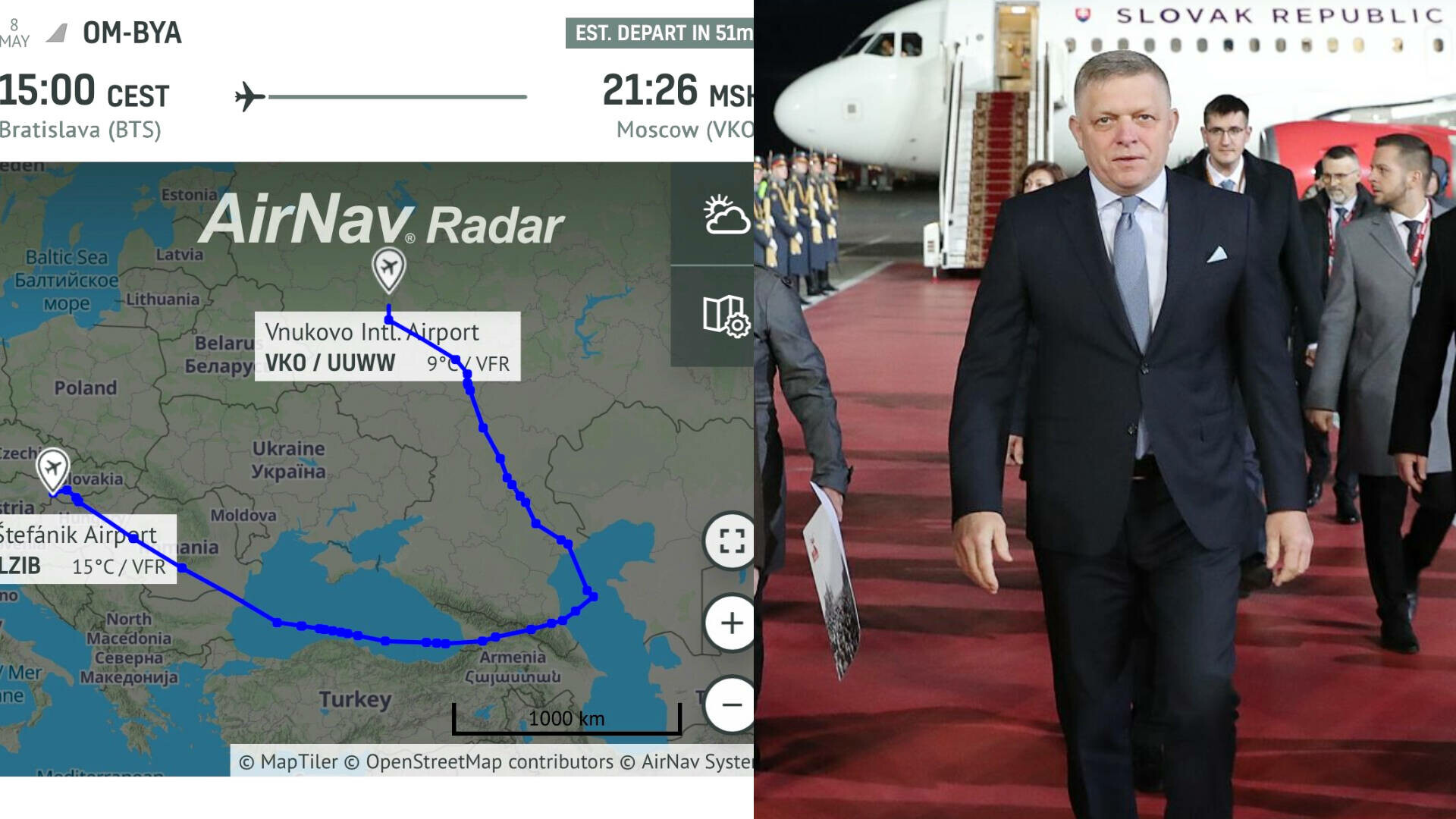 România i-a permis singurului lider UE invitat de Putin să ajungă la parada de la Moscova. Trei state i-au blocat drumul