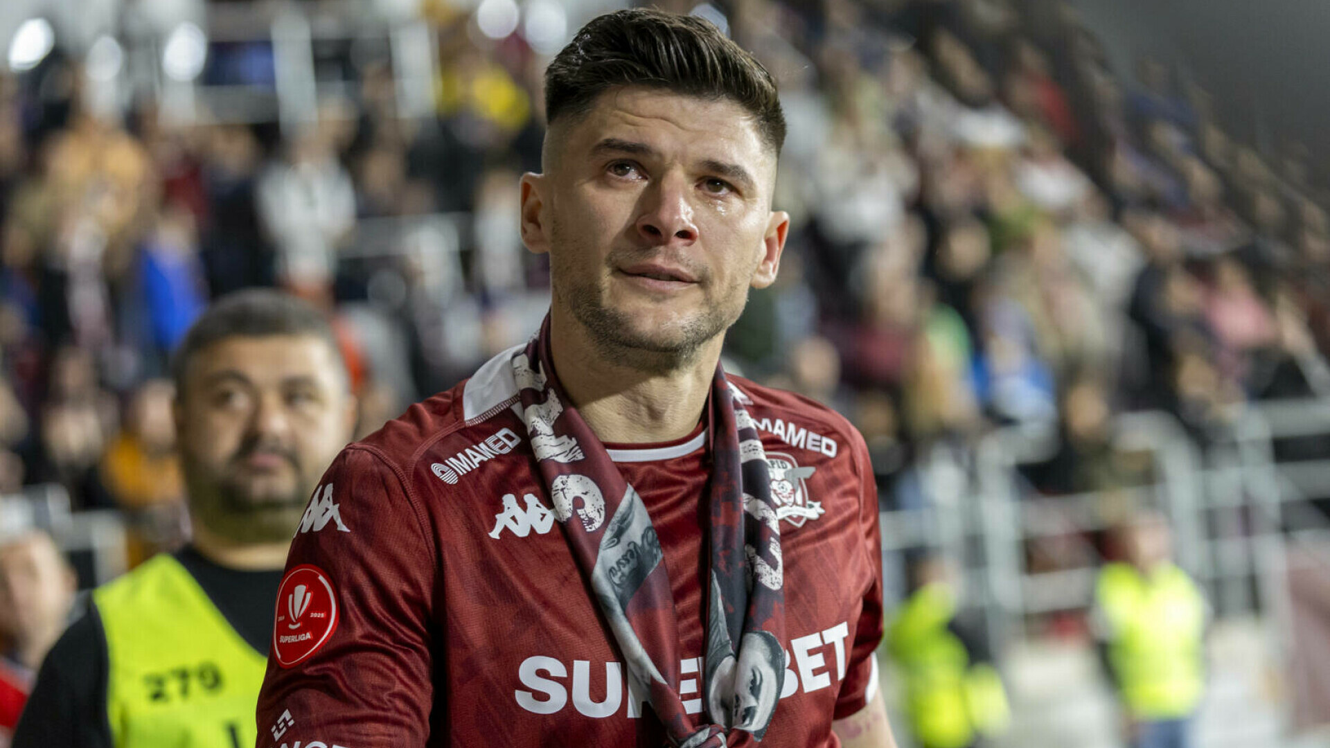 Căpitanul Cristian Săpunaru, în lacrimi după ultimul meci în Giuleşti. Ce mesaj i-a transmis Mutu