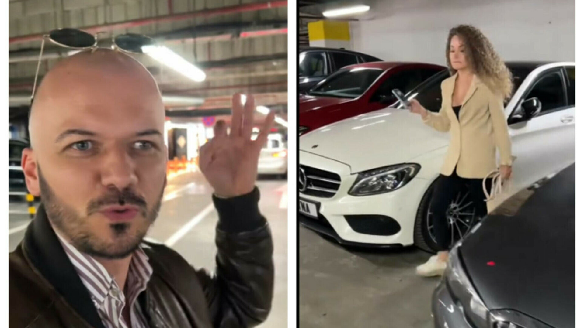Cum a reacționat un italian când a văzut ce se află în parcarea unui mall din București. „Așa ceva nu vezi des”. VIDEO