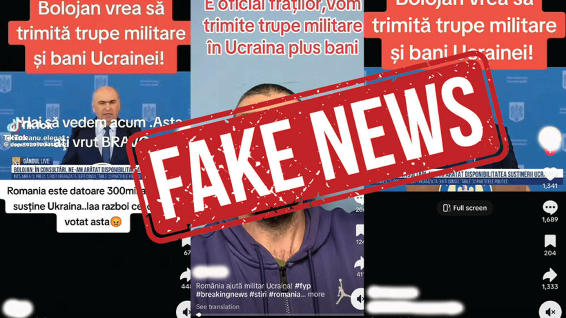 MApN avertizează: o dezinformare virală pe TikTok susține fals că România ar trimite trupe în Ucraina