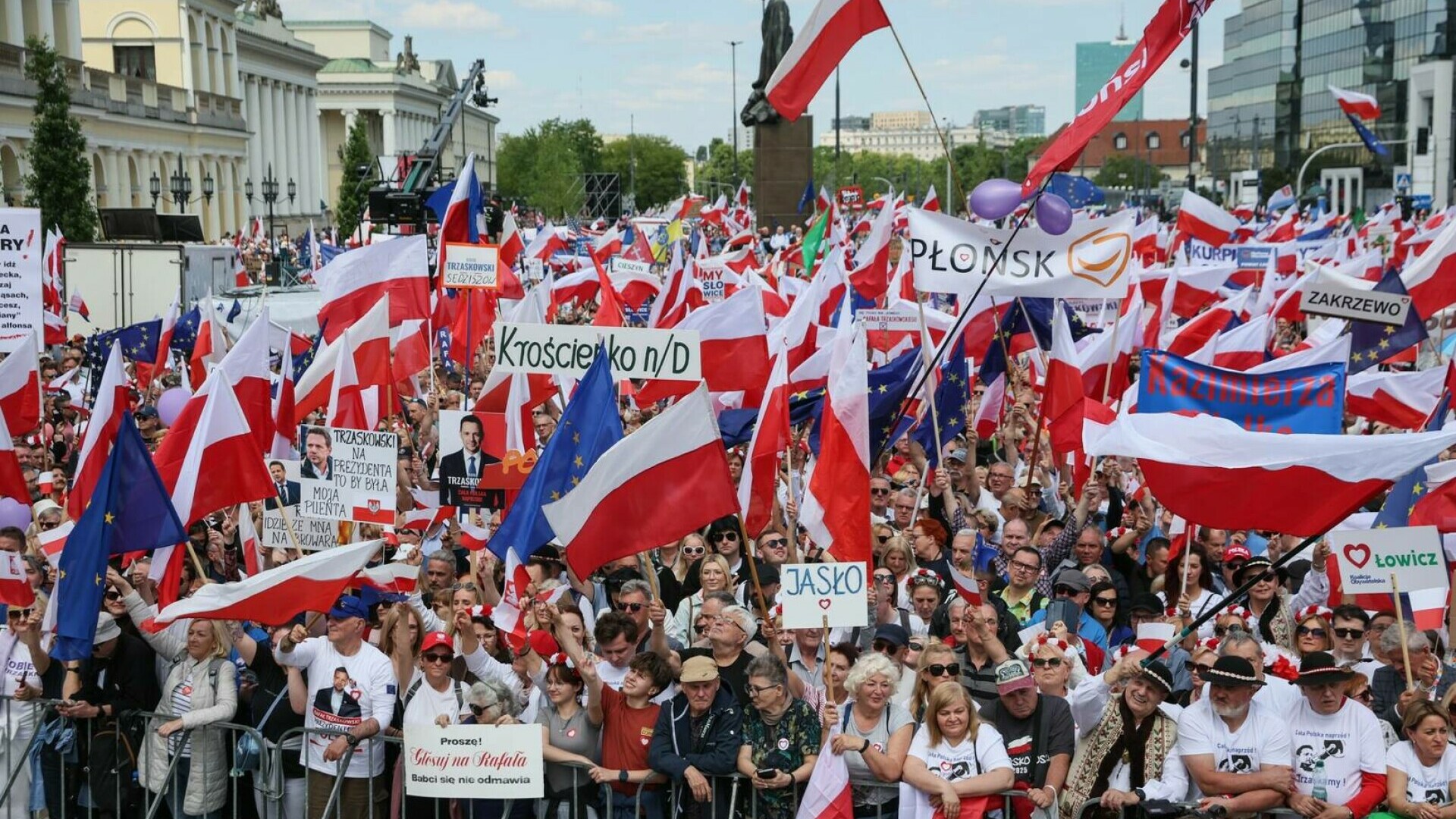 Nicușor Dan, alături de candidatul proeuropean din Polonia: ”Românii au respins izolaționismul. Credeți în victoria voastră”