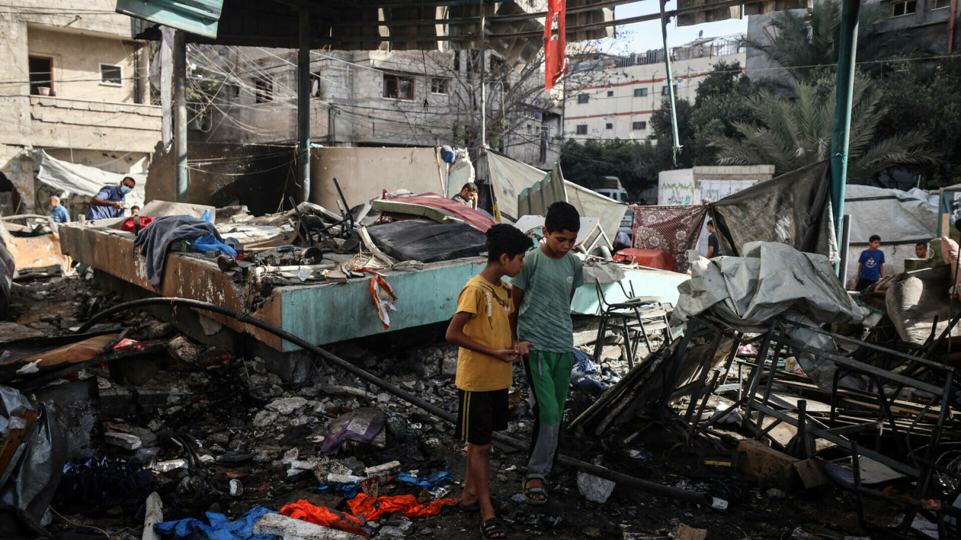 Un grup umanitar susținut de SUA distribuie ajutoare în Gaza
