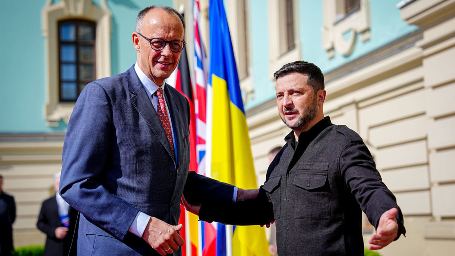 Friedrich Merz, volodimir zelenski