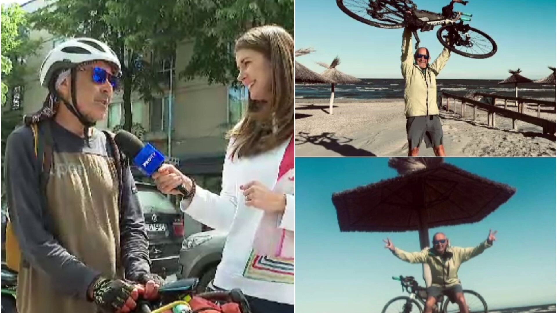 Povestea francezului care a pedalat 4.500 de km până în Constanța. De 35 ani, în pieptul lui Jean Michel bate inima altcuiva