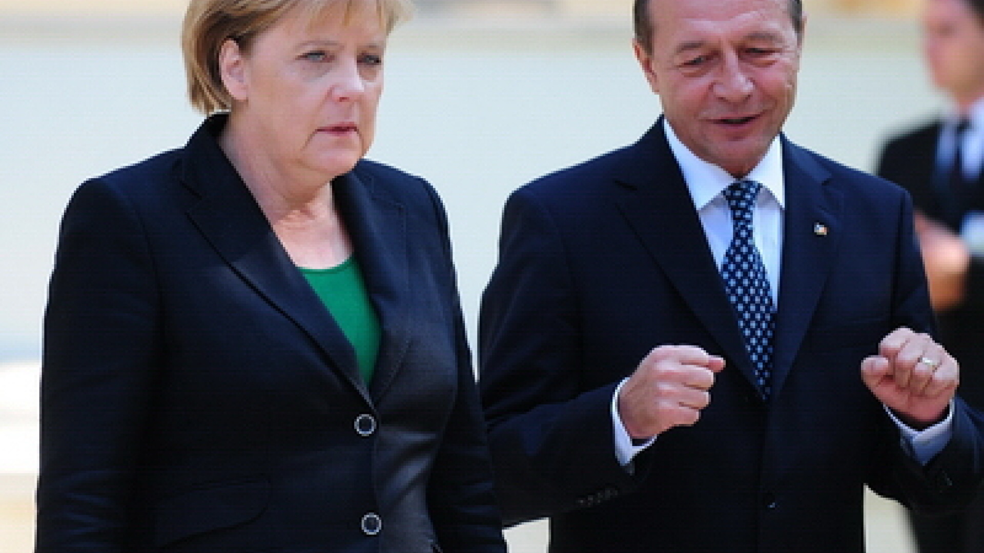Angela Merkel si Traian Basescu