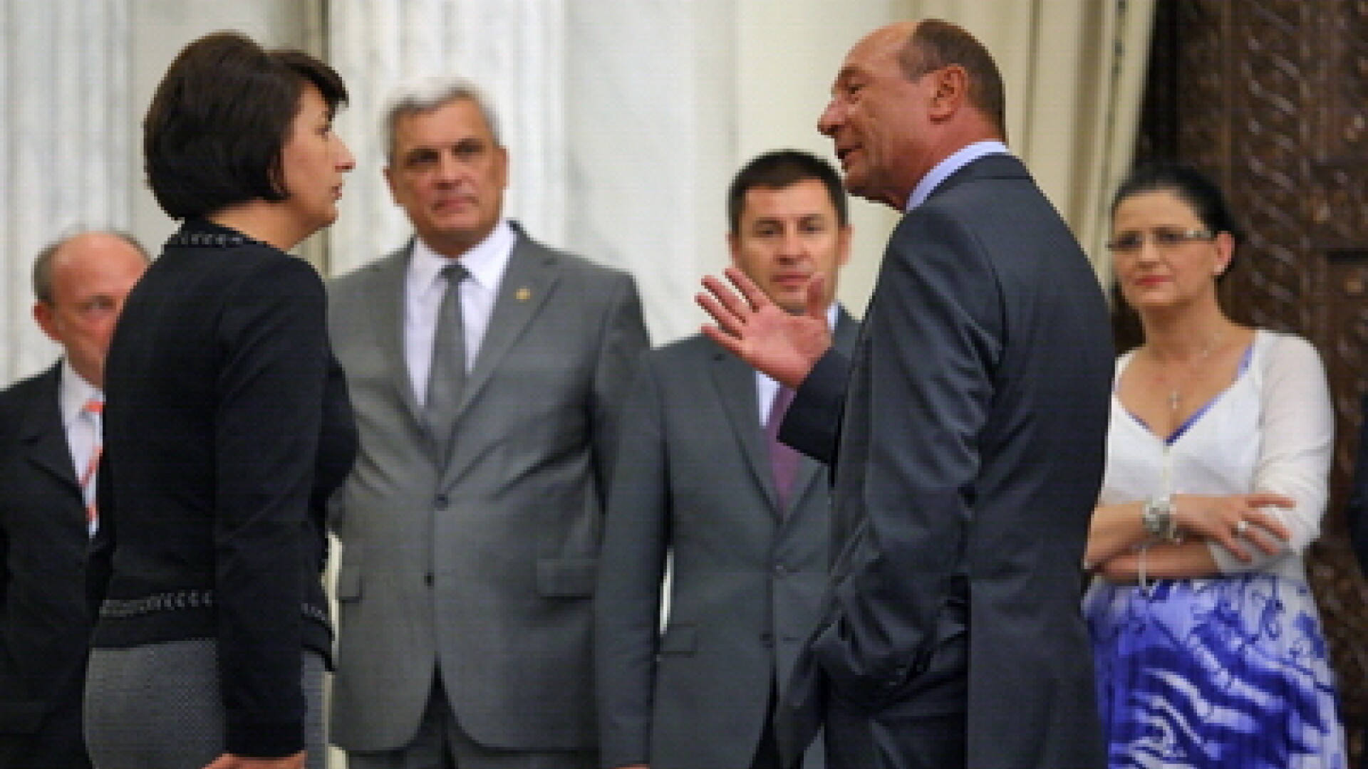 Traian Basescu si lideri ai PDL