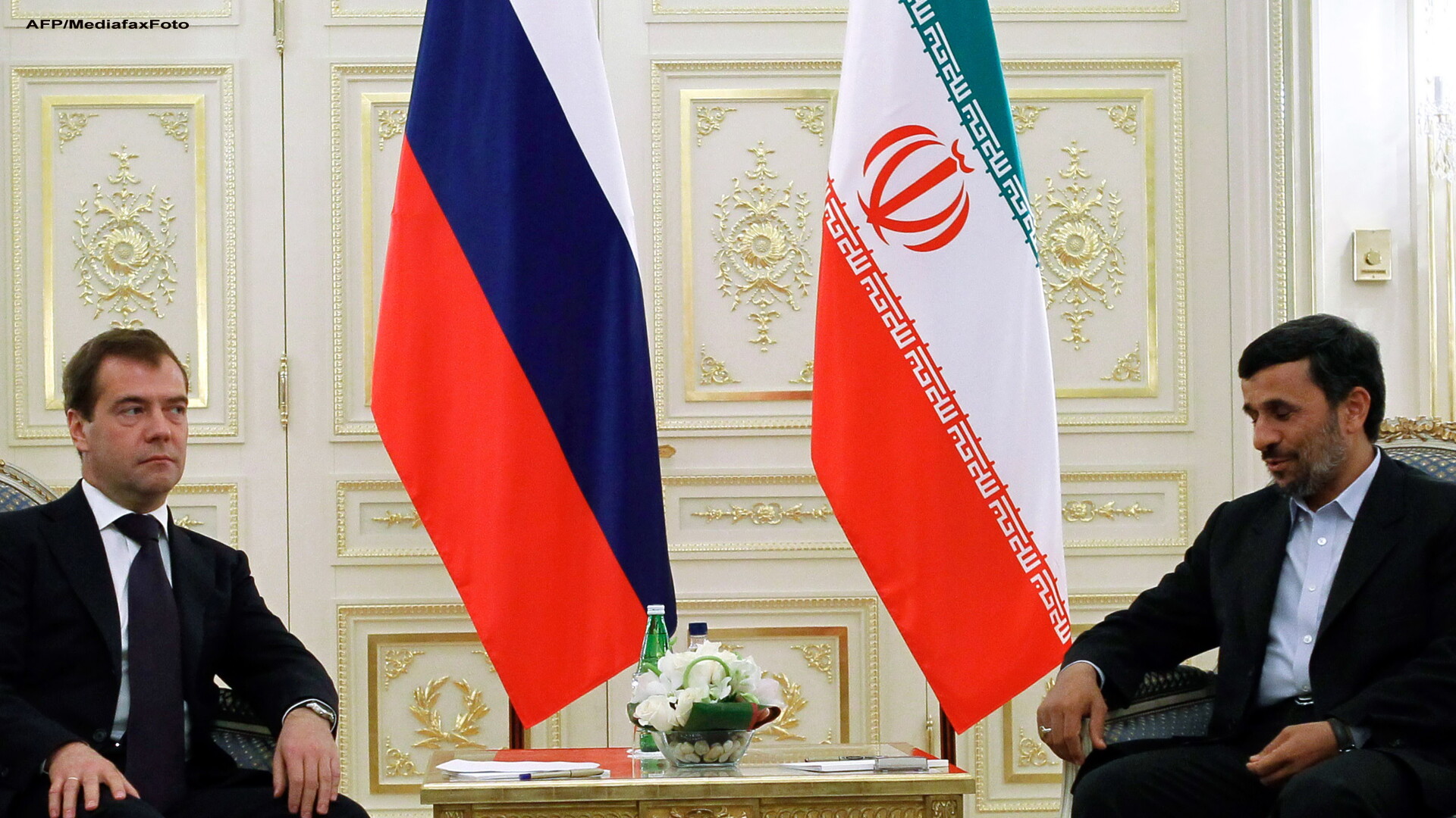 Dmitri Medvedev si Mahmoud Ahmadinejad