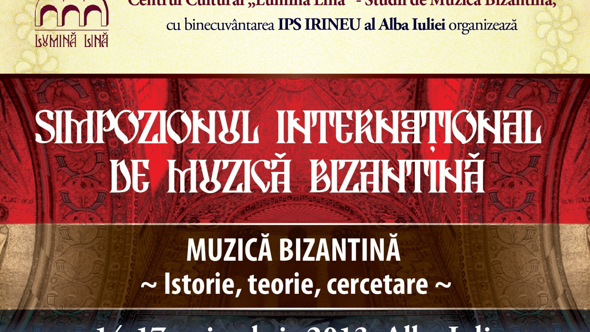 Simpozion international de muzica bizantina la Alba Iulia