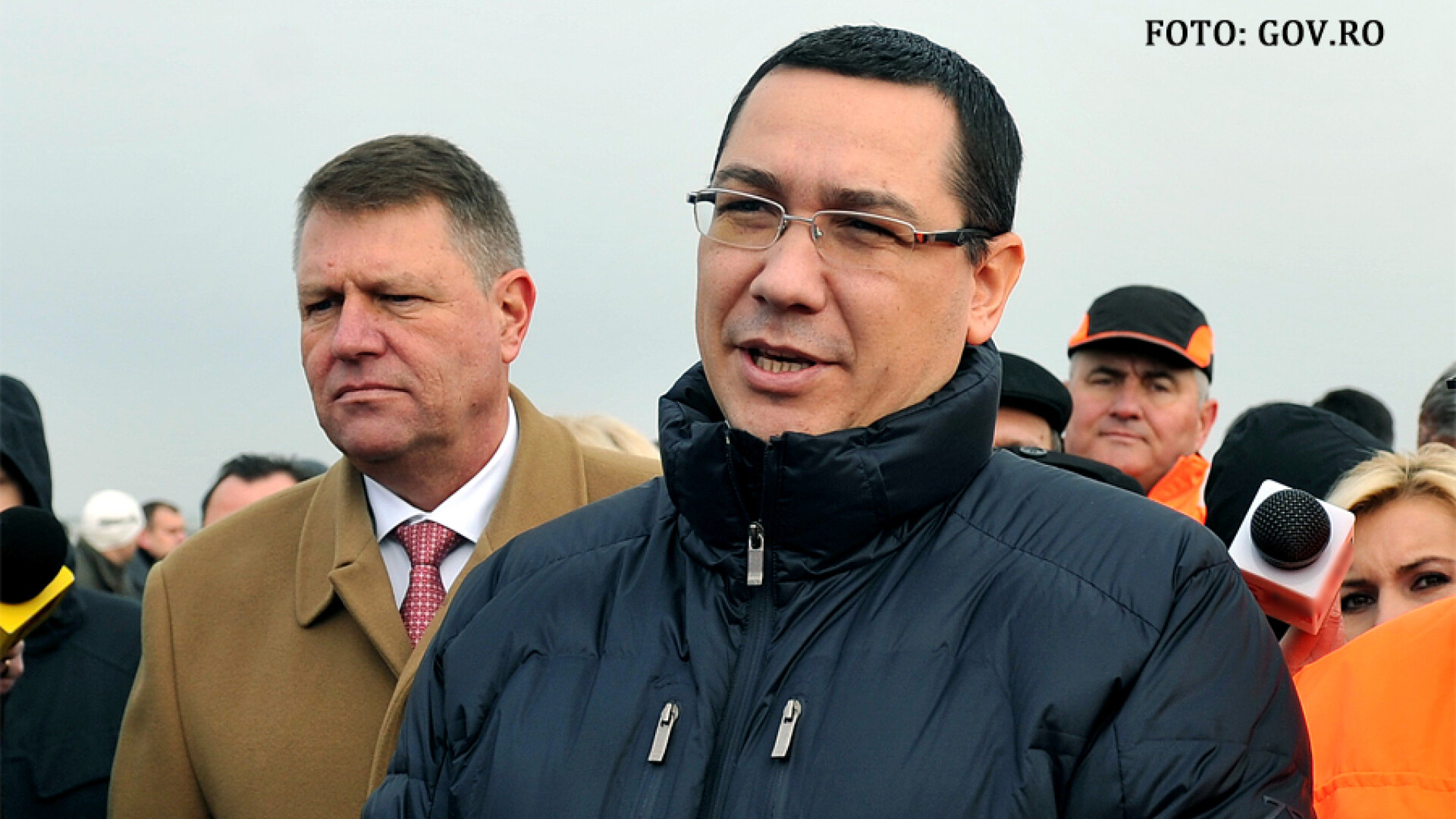 Victor Ponta si Klaus Iohannis