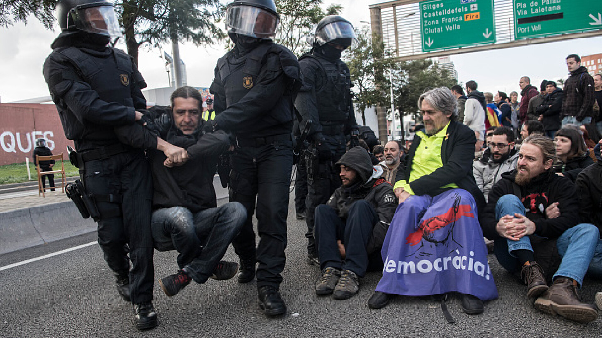 Proteste în Catalonia
