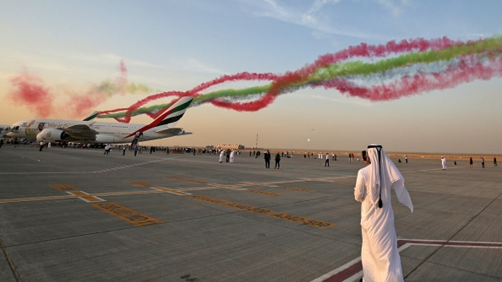 Spectacol aerian în Dubai