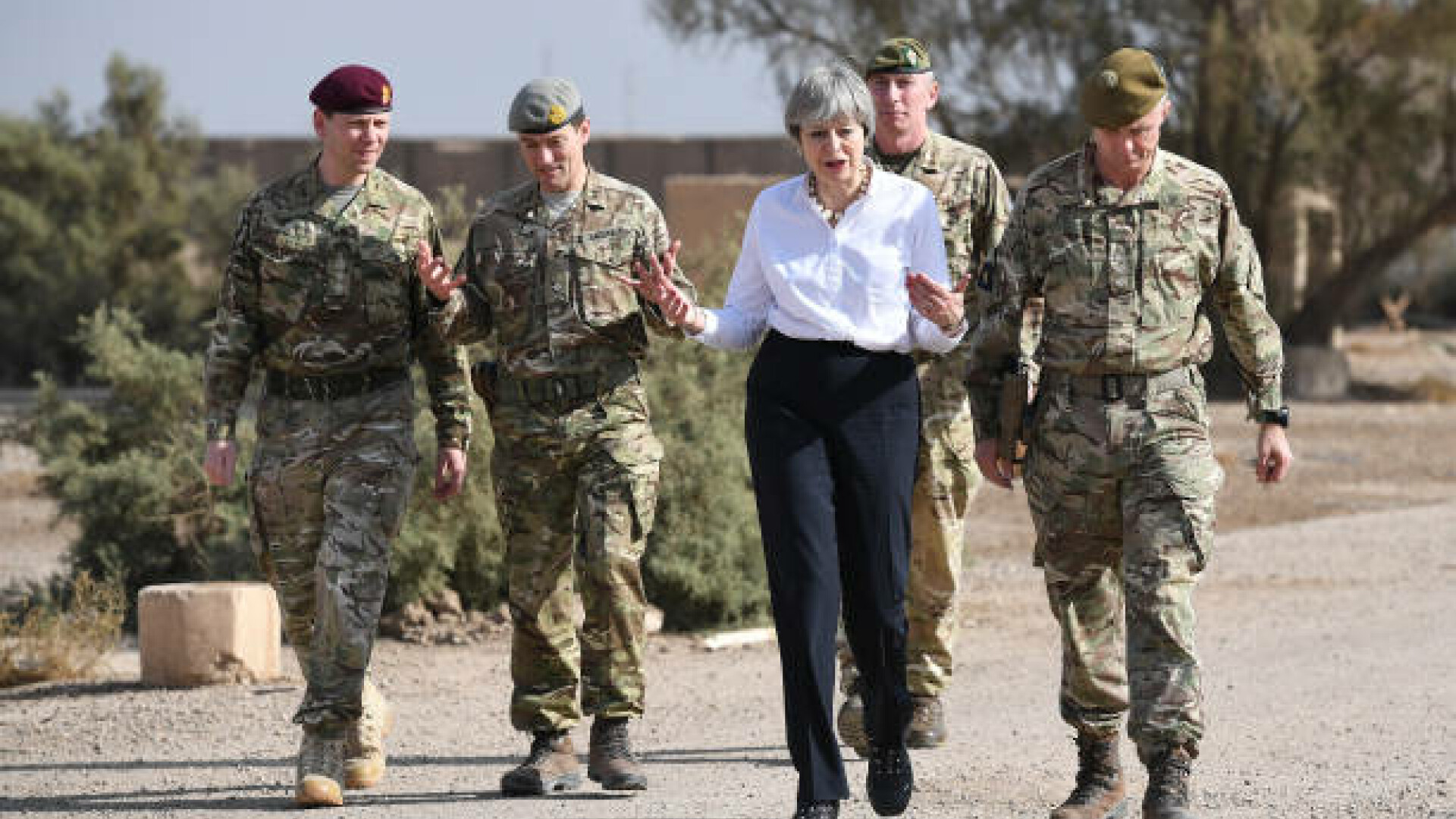 Theresa May, vizită surpriză în Irak