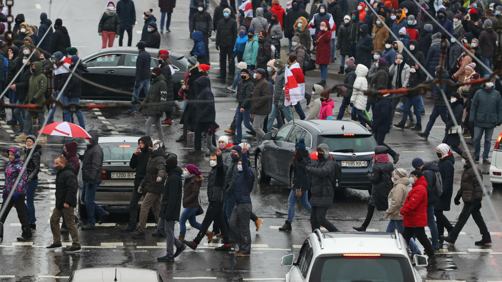 Protest în Minsk