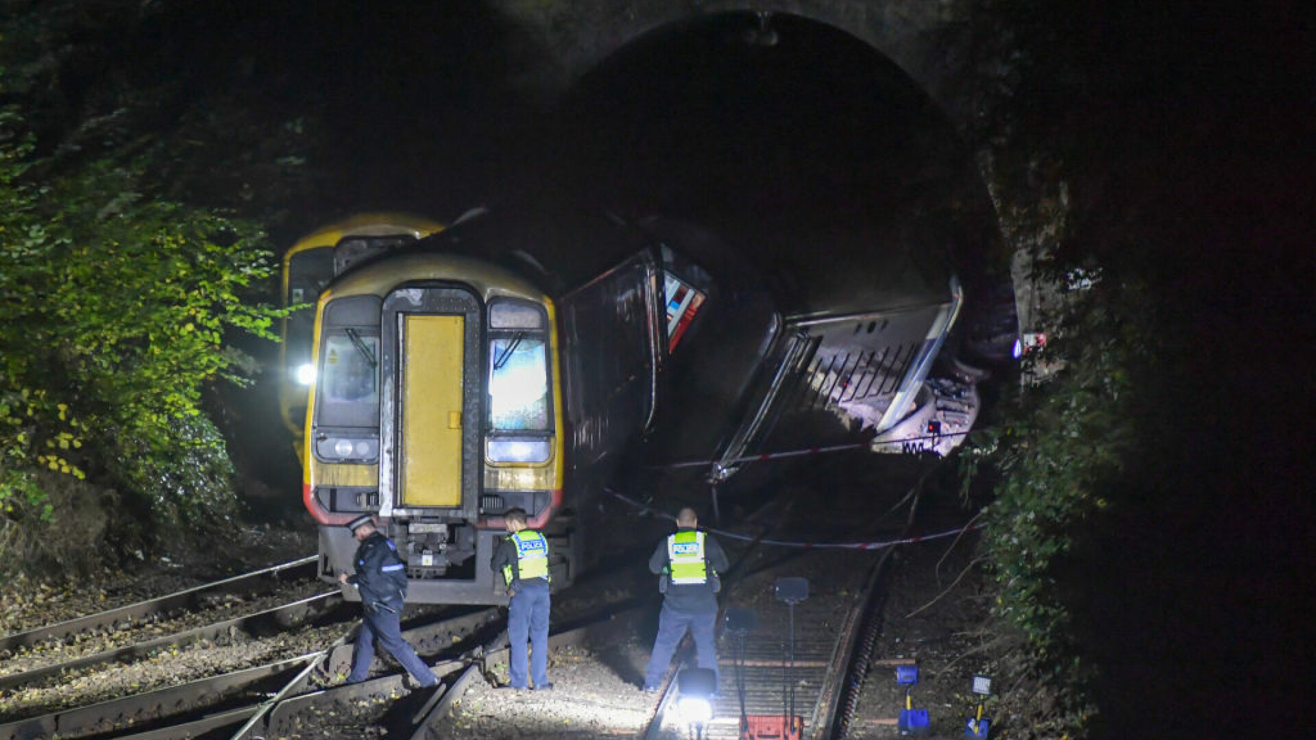 Accident trenuri UK