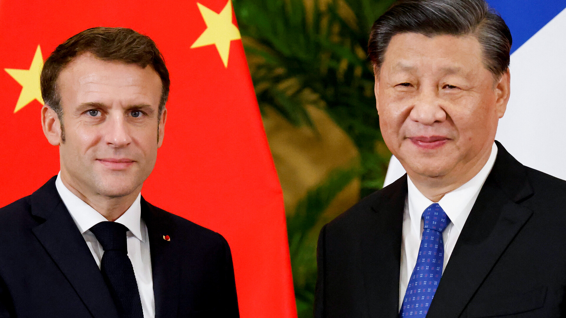 Macron și Jinping