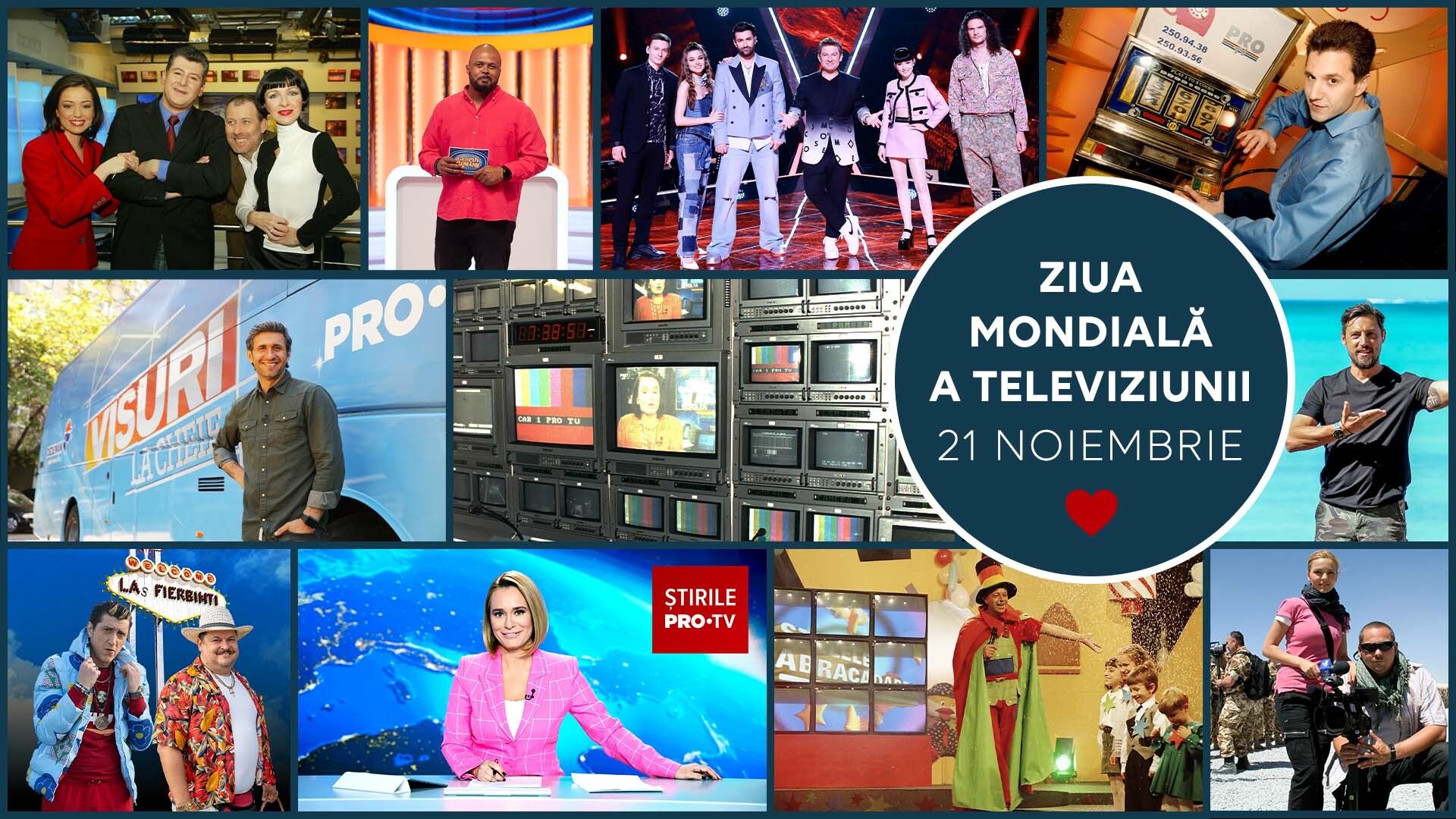 PROTV sărbătorește Ziua Mondială a Televiziunii pe 21 noiembrie. Provocarea din 2022