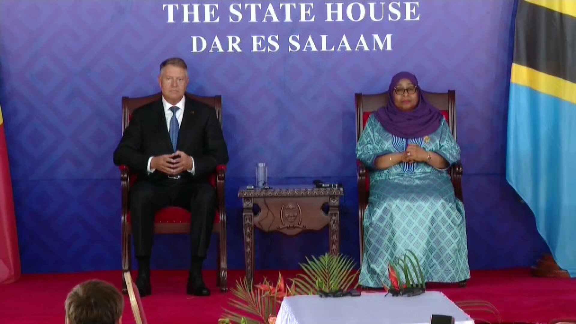 Klaus Iohannis, Samia Suluhu Hassan, Tanzania