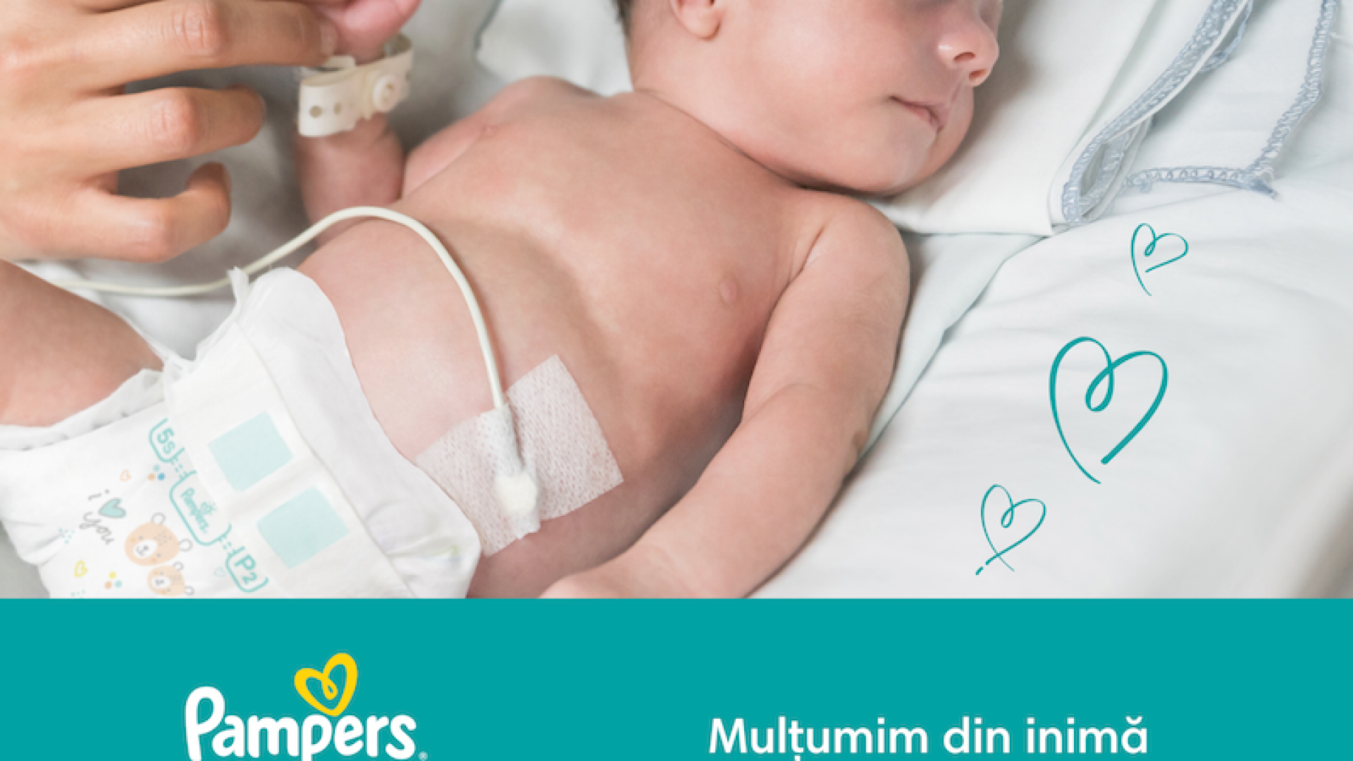 (P) Pampers continuă să fie alături de bebelușii născuți prematur prin donația de scutece Pampers special