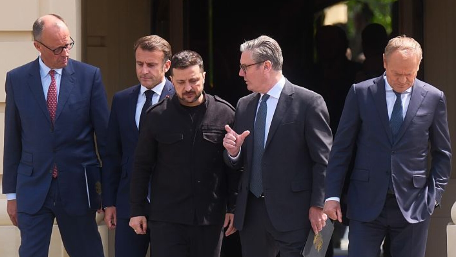 zelenski tusk macron merz starmer