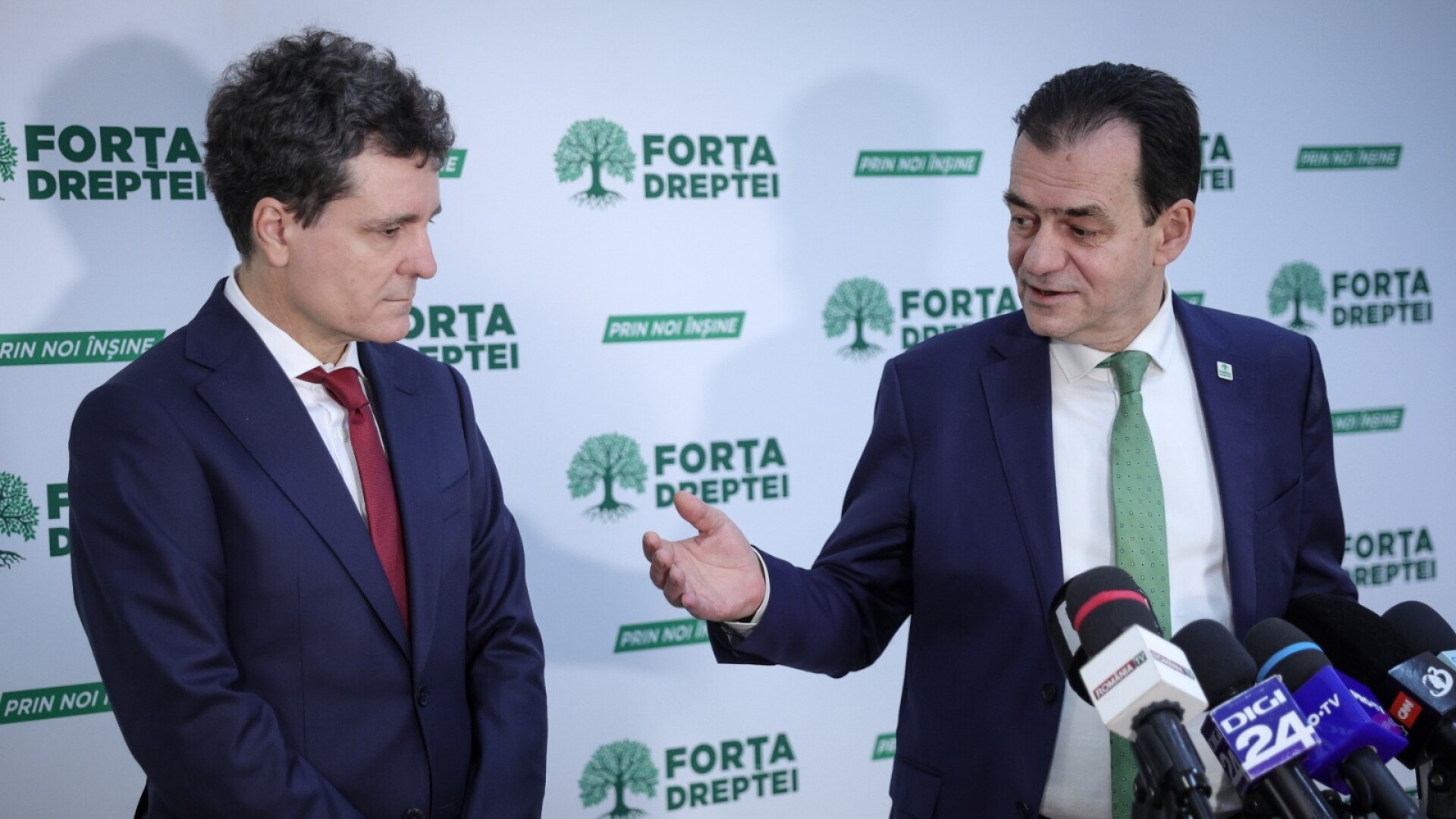 Nicușor Dan și Ludovic Orban