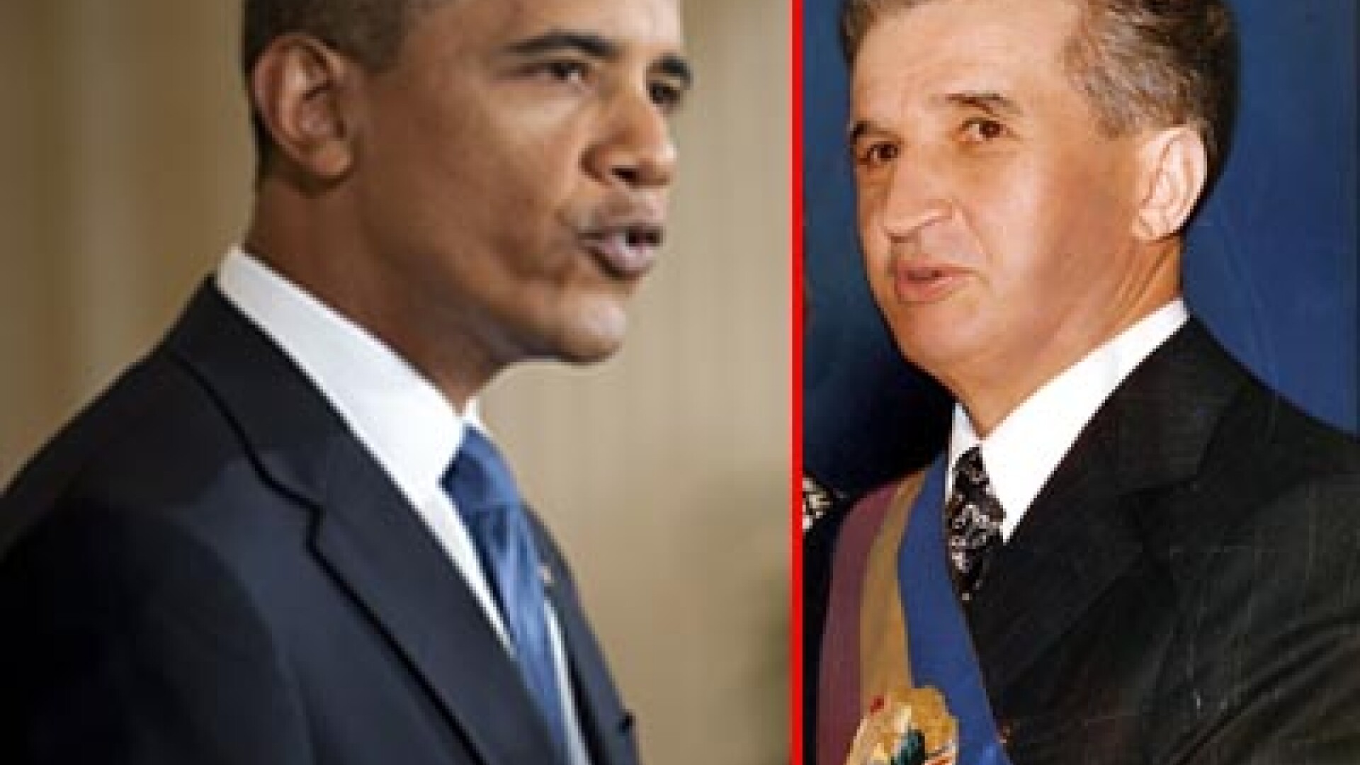 Barack Obama si Nicolae Ceausescu