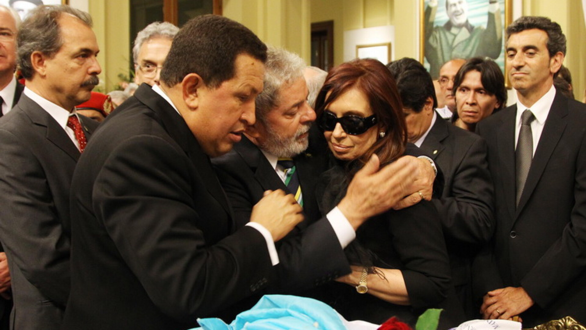 Lula da Silva, Hugo Chavez si Cristina Fernandez