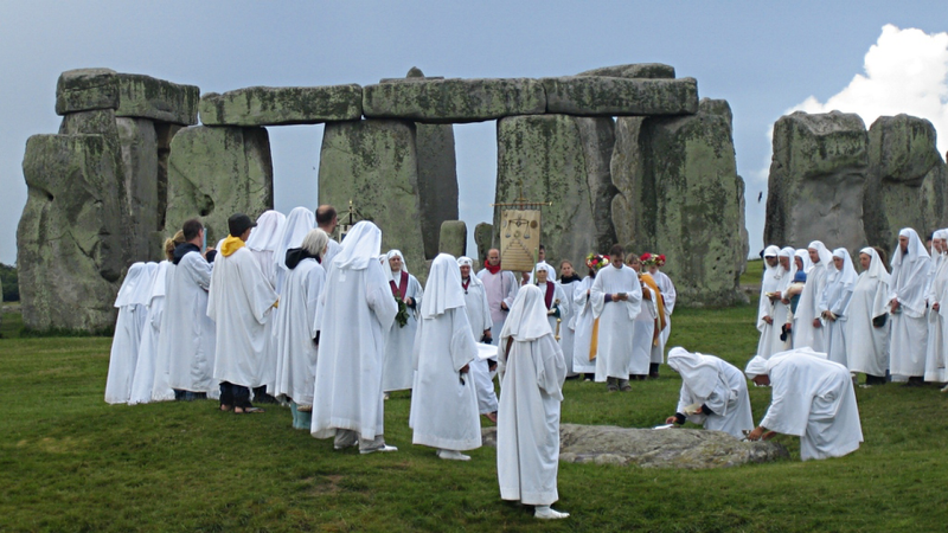 ritual druizi la Stonehenge