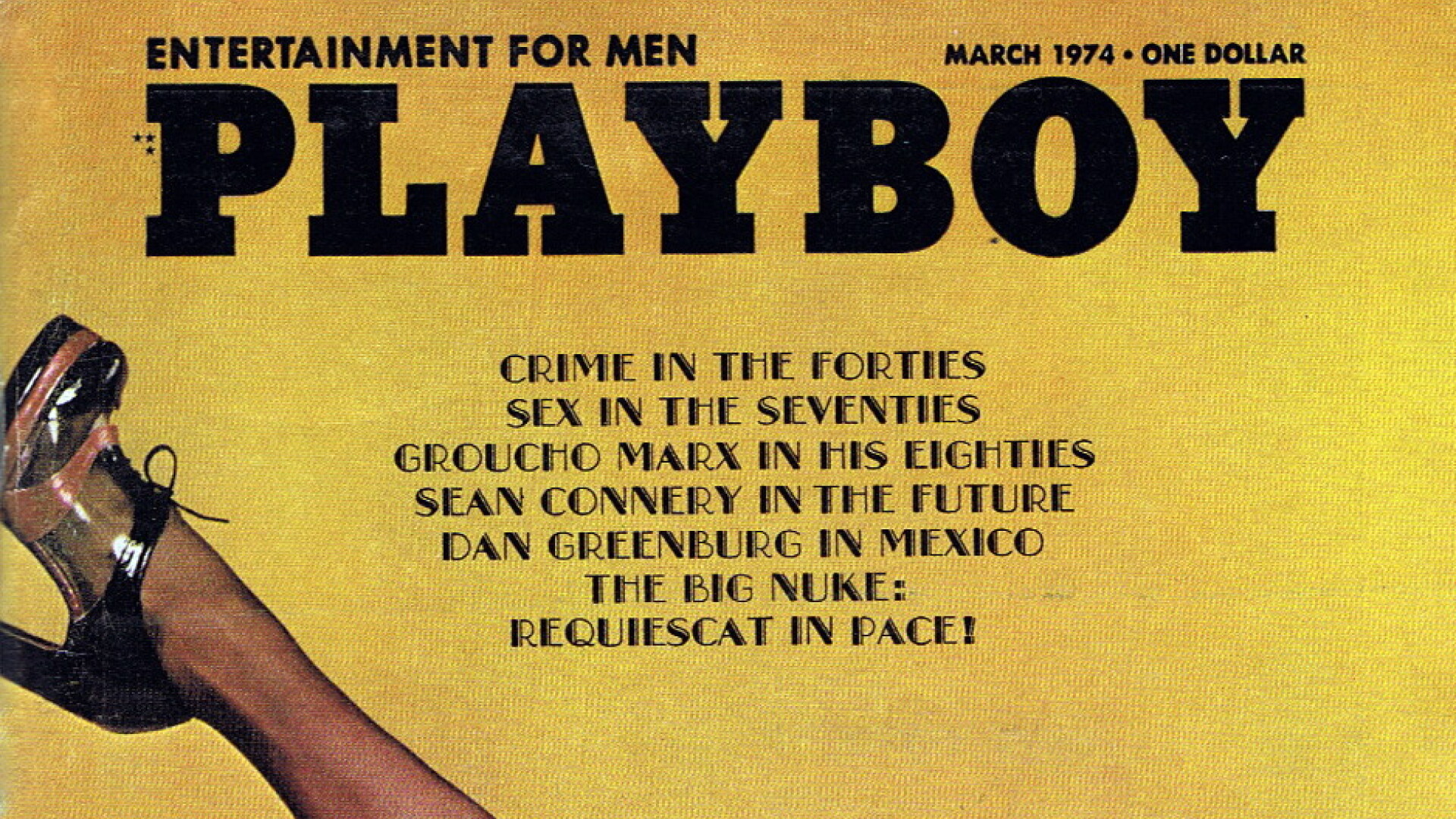 coperta revista Playboy