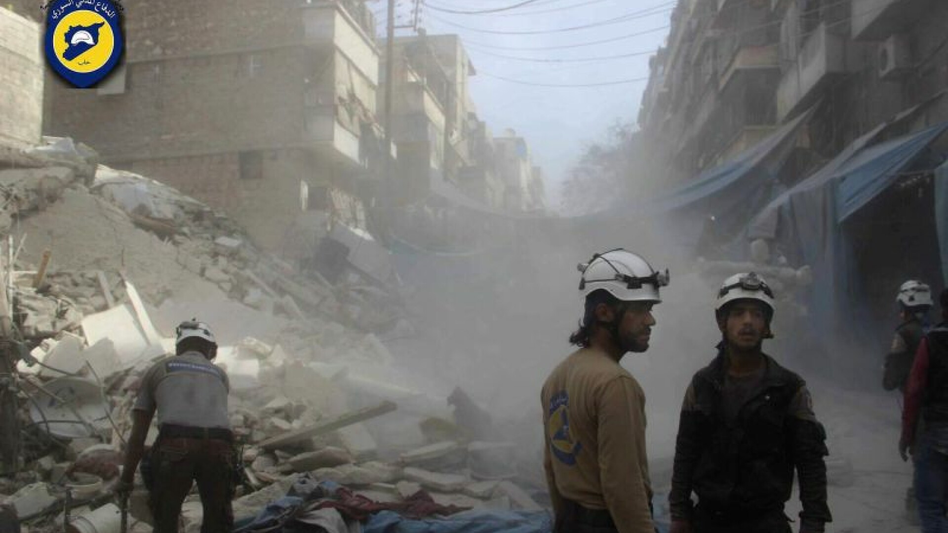bombardamente in Alep