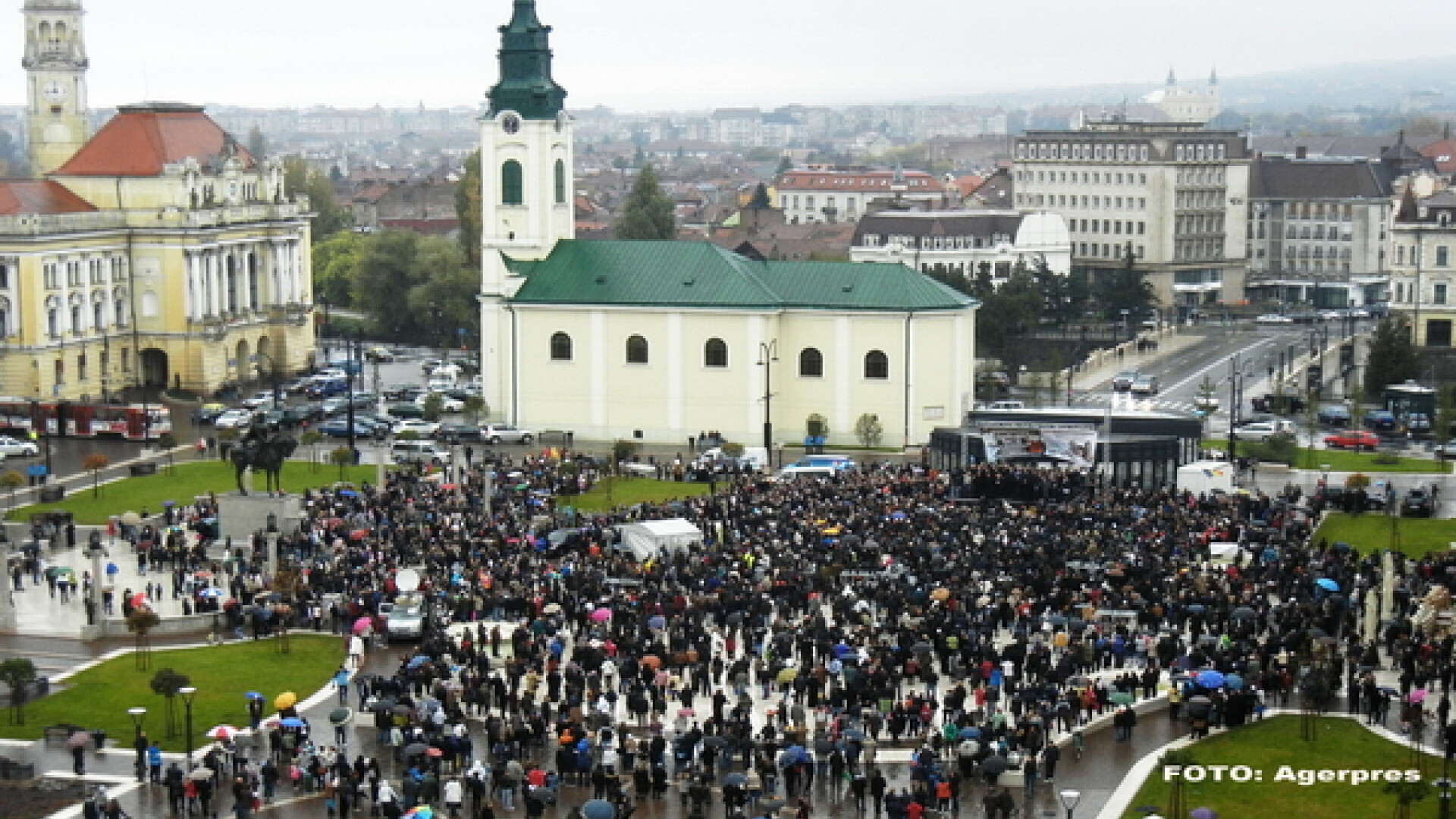 miting in Oradea