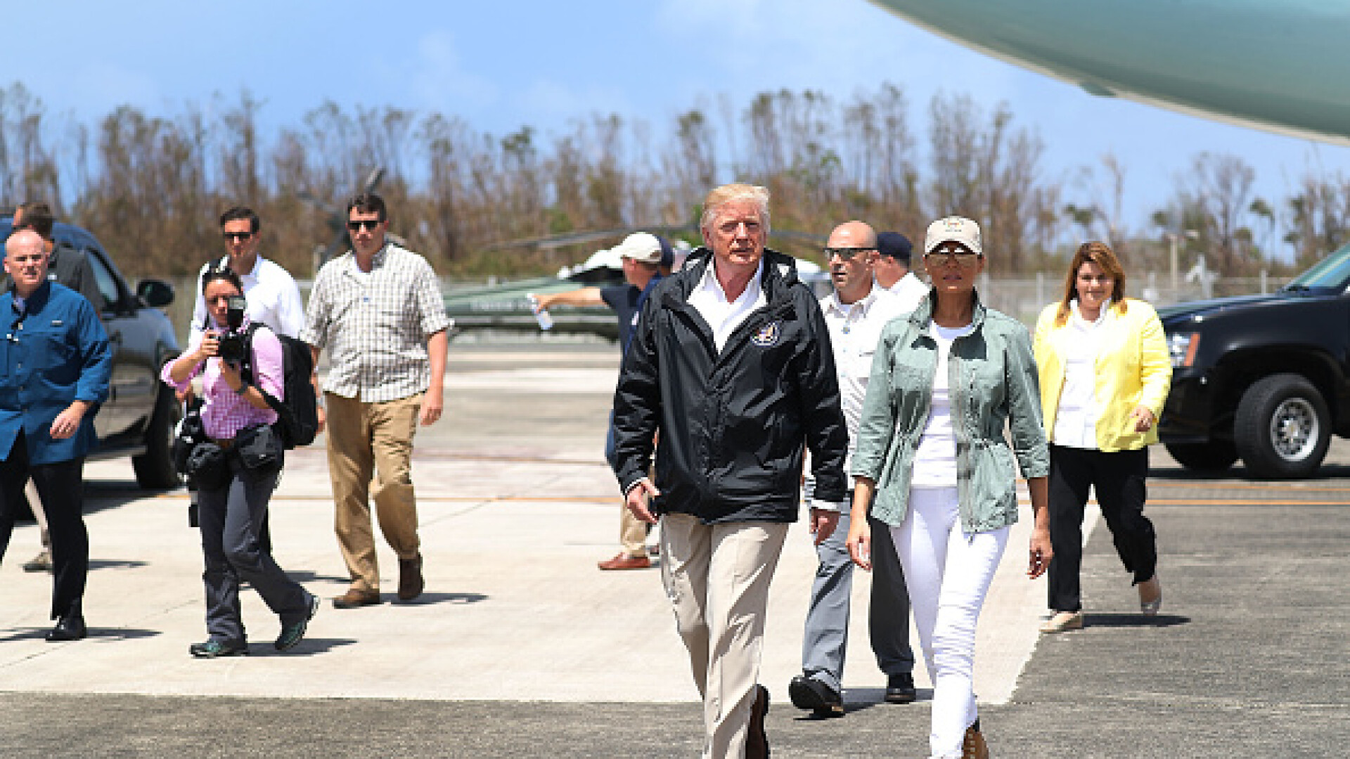 Vizită Trump in Puerto Rico
