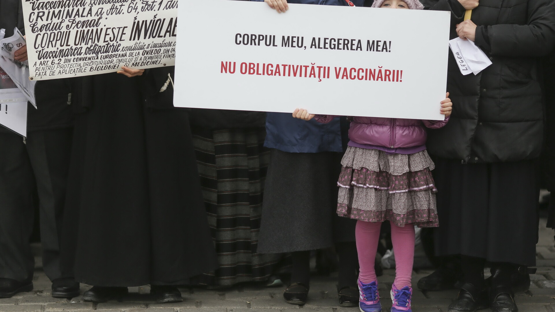 protest Legea vaccinării