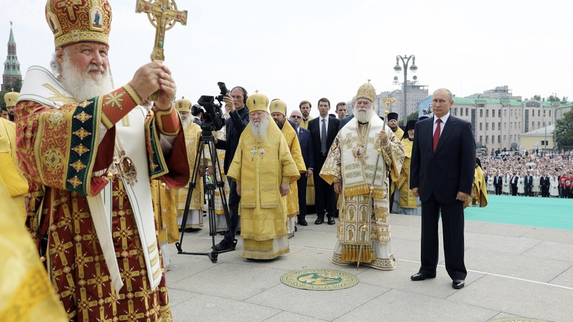 Vladimir Putin, patriarhul Kiril şi alti ierarhi ortodocsi