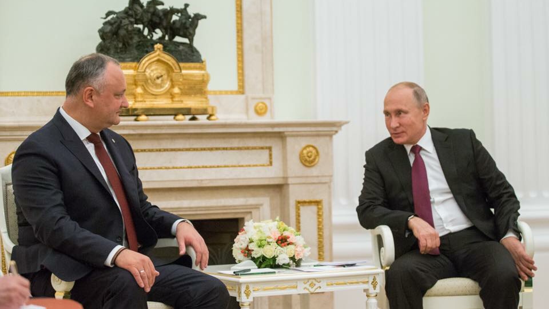 Preşedintele Moldovei, în vizită la Putin