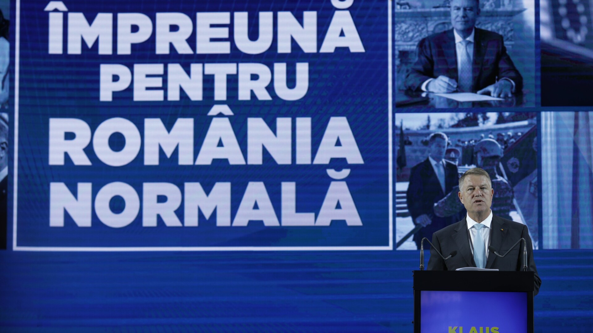 Klaus Iohannis şi-a prezentat public programul prezidenţial