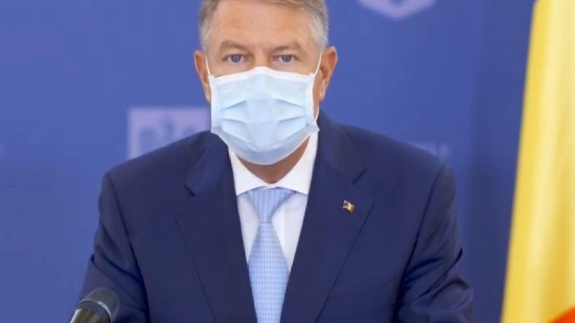 Klaus Iohannis, declarații de presă la Palatul Cotroceni, după cel mai grav bilanț de la debutul pandemiei