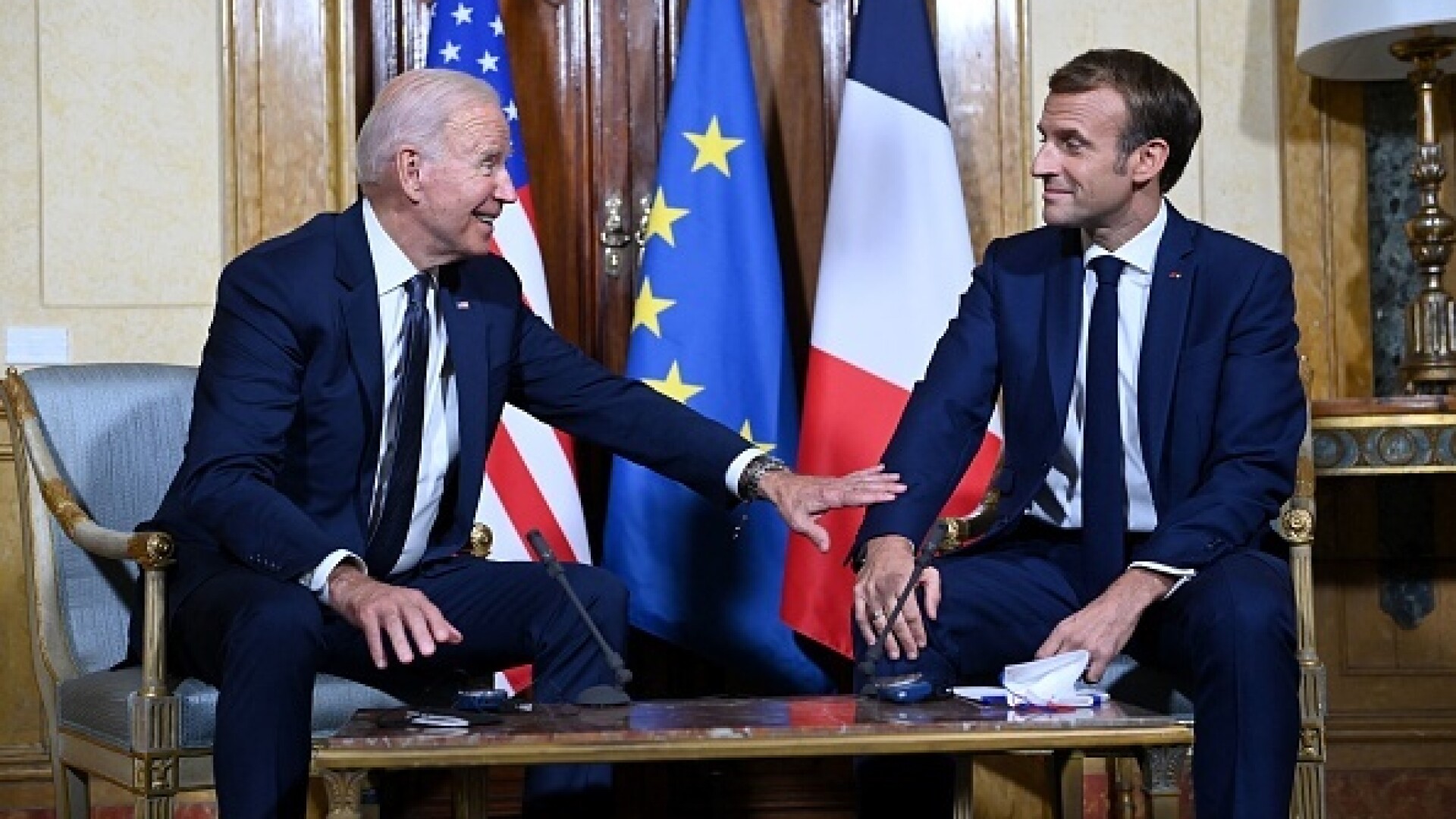 Joe Biden și Emmanuel Macron - 4